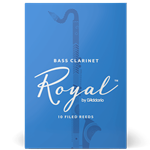 Bass Clarinet Reeds Rico Royal #2.5 Box of 10