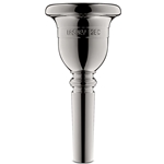 Laskey Classic Tuba Mouthpiece, 28C, American Shank, Silver Plated