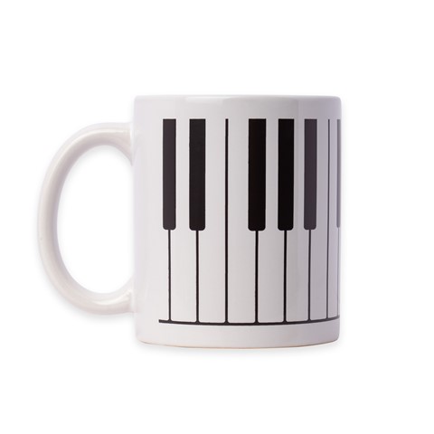 Albert Elovitz Keyboard Mug - White